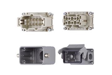 Harting connector set, pin and socket design