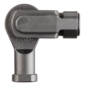Clevis joint with spring-loaded fixing clip and rod end bearing, GERMFE / GELMFE, igubal®