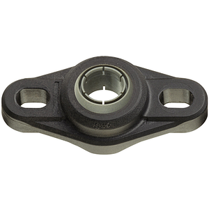 Flange bearings with 2 mounting holes, EFOM, igubal®, spherical ball iglidur® J4V