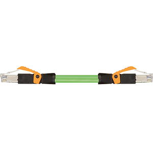 Industrial Profinet cables, PVC, connector A: RJ45 straight, connector B: RJ45 straight, 12.5xd