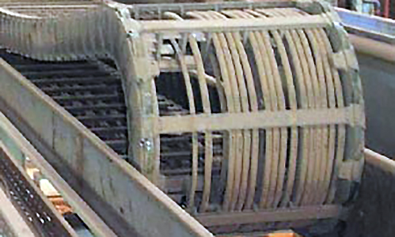 Brick dust in the building materials industry