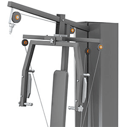 Butterfly and latissimus training tower