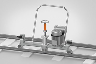 Grinding machine for rails