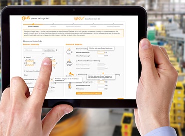 igus online tools on your tablet